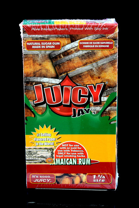 Juicy Jay’s 1¼ Flavored Rolling Papers – 24-Count Display