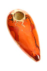 (US Made) 4" Oval Ceramic Hand Pipe – P3162