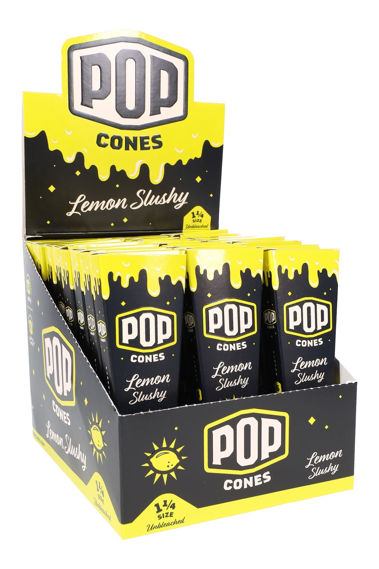 Pop 6 Flavored 1 1/4" Pre-Rolled Cones Display of 24 - RP359