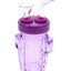 Close-up of 3.5-inch purple cactus glass bong highlighting glossy finish and compact single-chamber design.