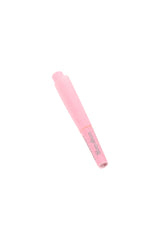 Single Blazy Susan 53 mm shorty pink cone with built-in tip angled on white backdrop, showing ultra-thin paper texture.