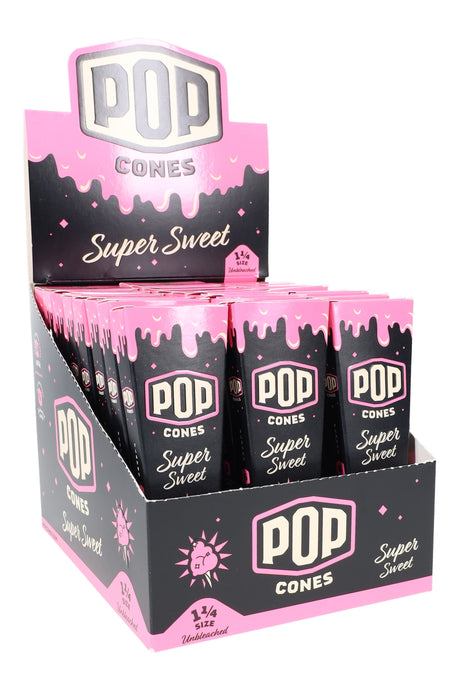 Pop 6 Flavored 1 1/4" Pre-Rolled Cones Display of 24 - RP359