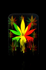 Small Art Metal Rolling Tray with Magnetic Lid - RP294