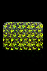 Small Art Metal Rolling Tray with Magnetic Lid - RP294