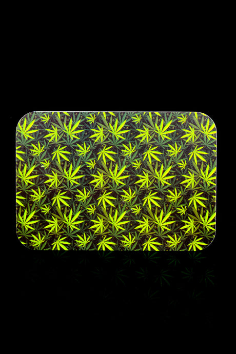 Small Art Metal Rolling Tray with Magnetic Lid - RP294