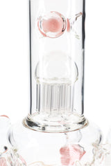 20" Delusion GoG Double Tree Perc Recycler Water Pipe - WP3236