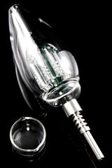 Glass Light Bulb Dab Straw with Tree Perc Kit - B1442