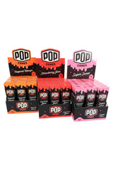 Pop 3 Flavored King Size Pre-Rolled Cones Display of 24 - RP360