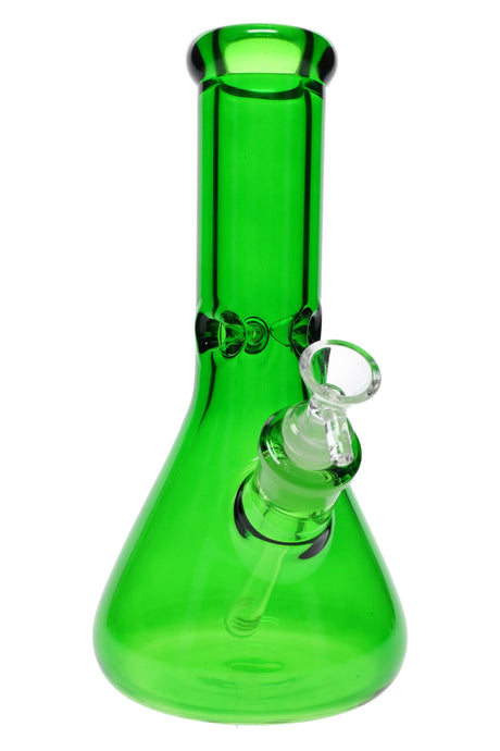 10" Colored 9mm Thick Glass on Glass Beaker Water Pipe - WP3249