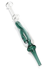 8.5" Twist Stem Glass Dab Straw - P3044