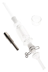 11.5" Glass Dab Straw Kit – 14.5 mm Titanium Tip – B1132