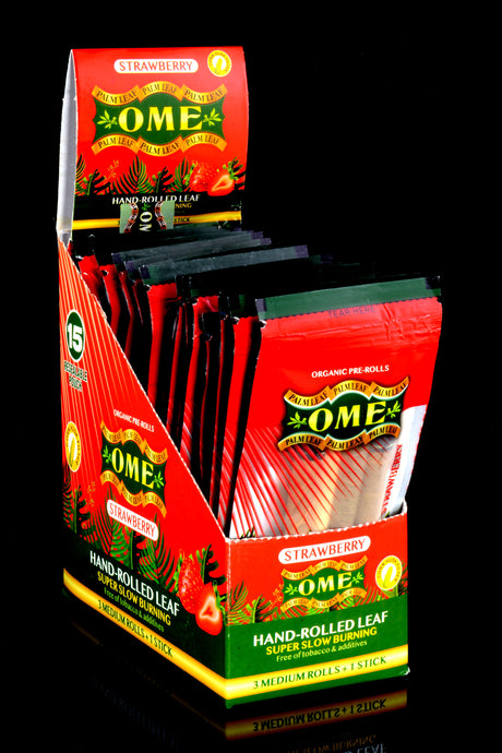 15ct Ome Organic Palm Leaf Pre-Rolls Display - RP312