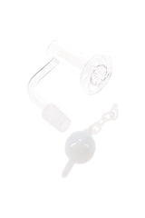 14.5mm Male Domeless Quartz Terp Slurper Banger with Ball and Chain - BS886