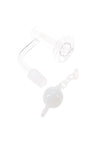 14.5mm Male Domeless Quartz Terp Slurper Banger with Ball and Chain - BS886