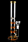 12" Medium GoG Straight Shooter Water Pipe with Triple Vortex Percs - WP2872