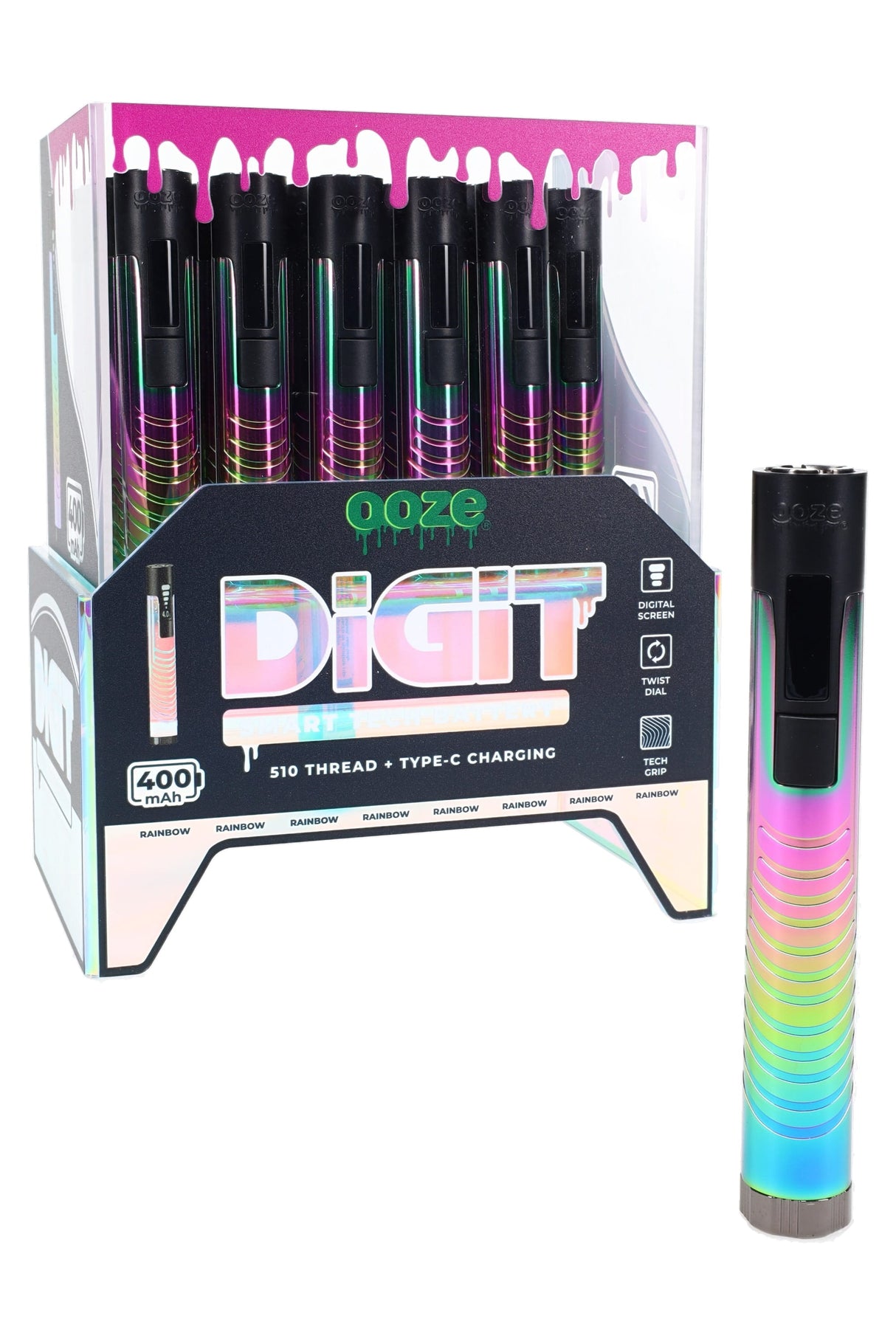 24 Count Ooze Digit Battery Display - V0604
