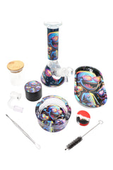 8" Decal Beaker Water Pipe Starter Kit - WP3108