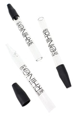 White Rhino 5" Pyrex Glass Dab Straw – Silicone Cap – P3210