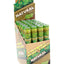 Cyclones Natural 75 mm hemp cones 24-tube display; 2 pre-rolled toasted hemp cones per sealed tube with wooden filter tip.