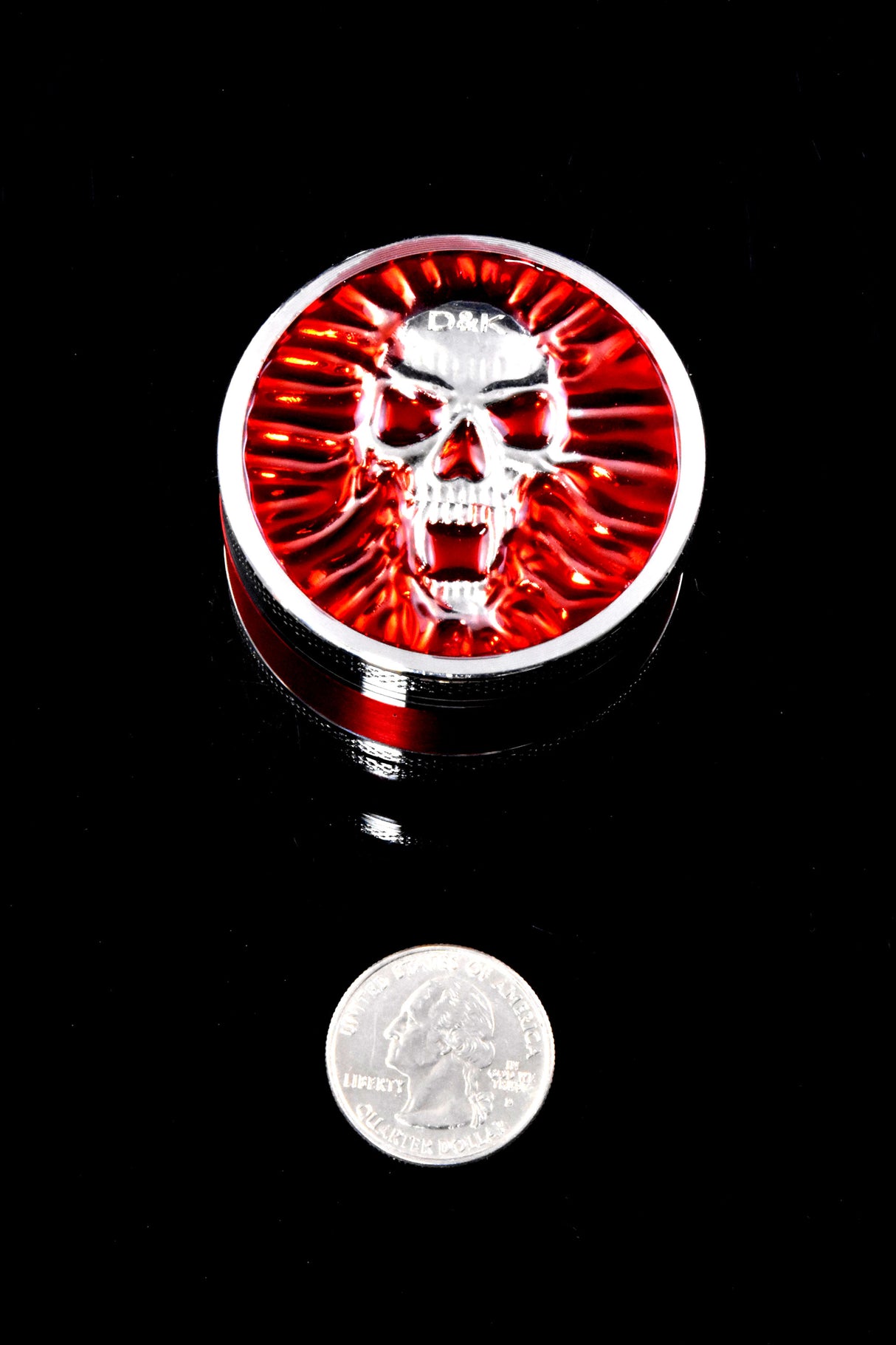 50mm 3 Part Colored Aluminum Skull Grinder - G0416