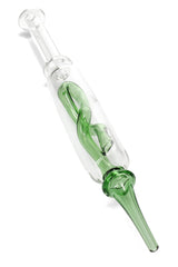 8.5" Twist Stem Glass Dab Straw - P3044