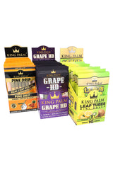 King Palm 5 Flavored Mini Rolls Display of 15 - RP357