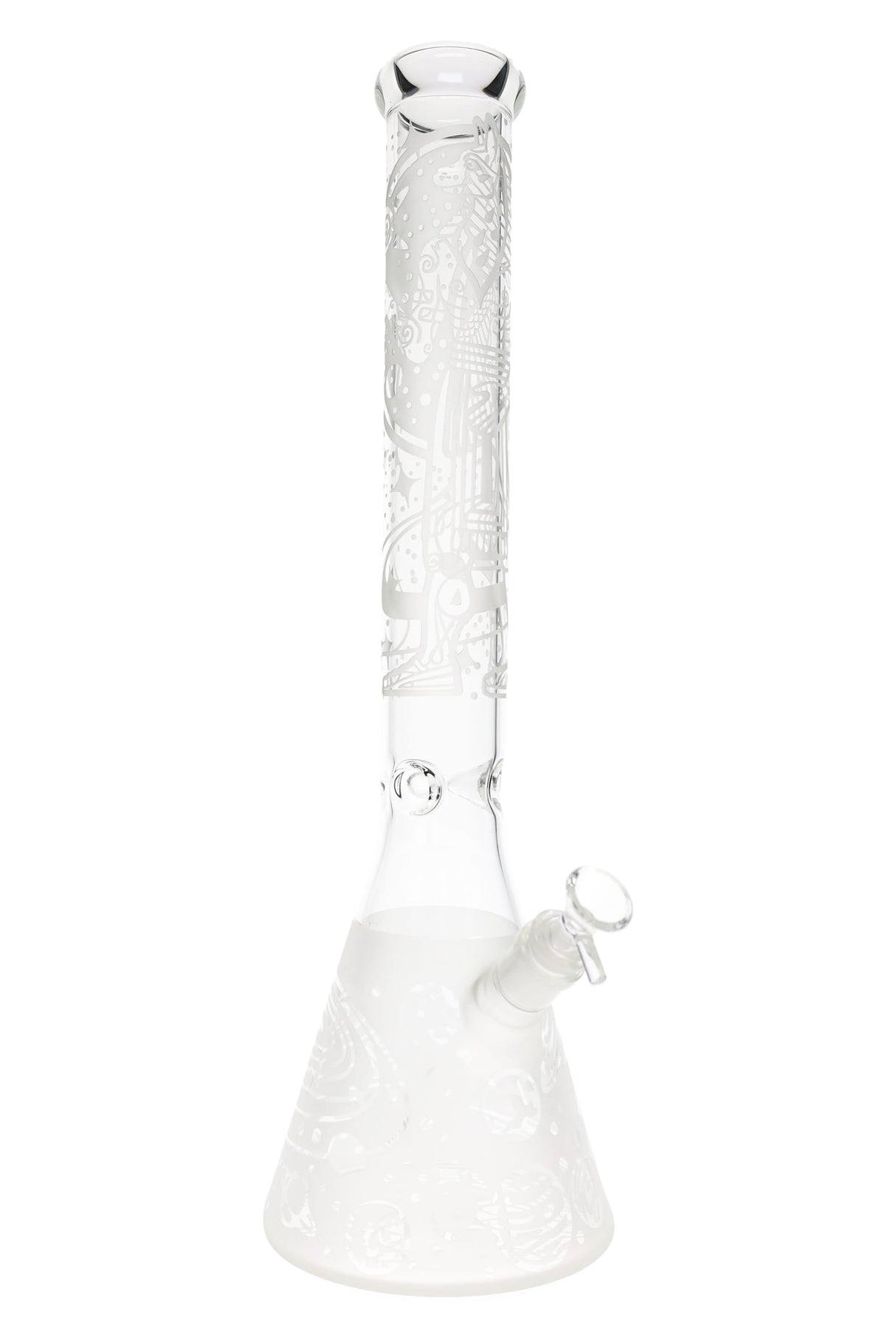 18" Thick Frosted Space GoG Beaker Water Pipe - WP3208