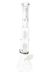 RooR Tech 17" Beaker 5mm Thick GoG Water Pipe with Double Tree Percs - WP2494