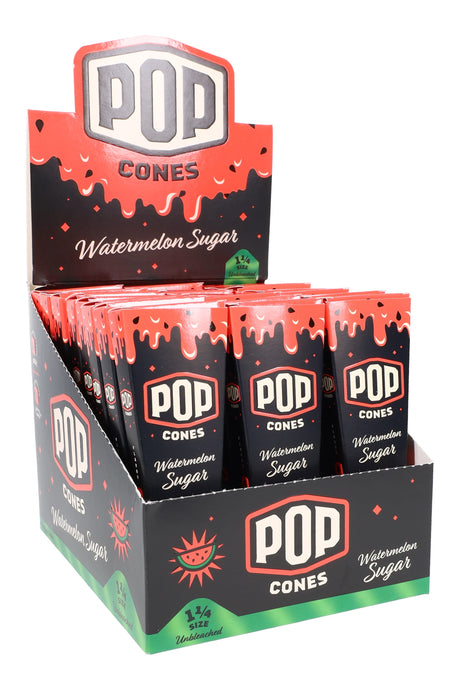 Pop 6 Flavored 1 1/4" Pre-Rolled Cones Display of 24 - RP359