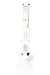 RooR Tech 17" Beaker 5mm Thick GoG Water Pipe with Double Tree Percs - WP2494