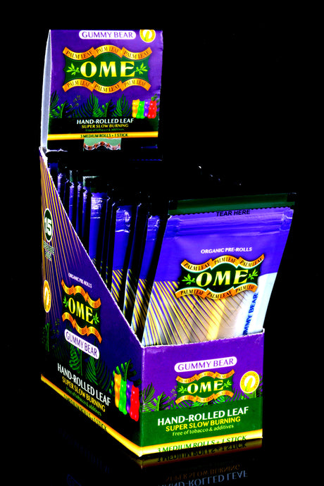 15ct Ome Organic Palm Leaf Pre-Rolls Display - RP312