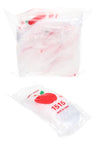 Bulk bundle of Apple Bags 15×15 zipper baggies shown inside a resealable storage pouch for convenient transport