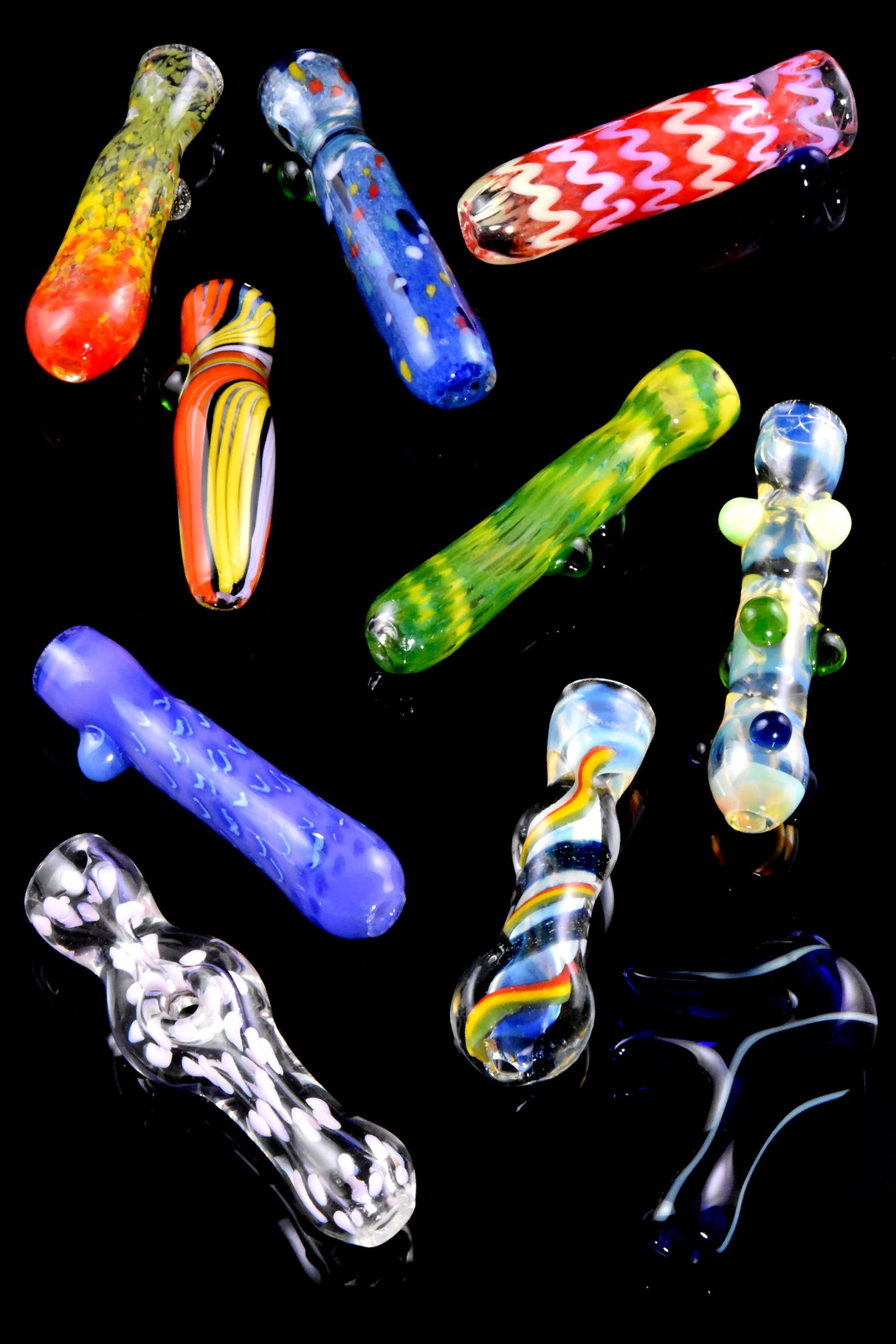 (Mix) Color Changing Chillum - C0235