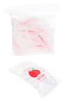 Bulk pack of Apple Bags 10×10 resealable baggies inside transparent outer bag, highlighting compact square dimensions