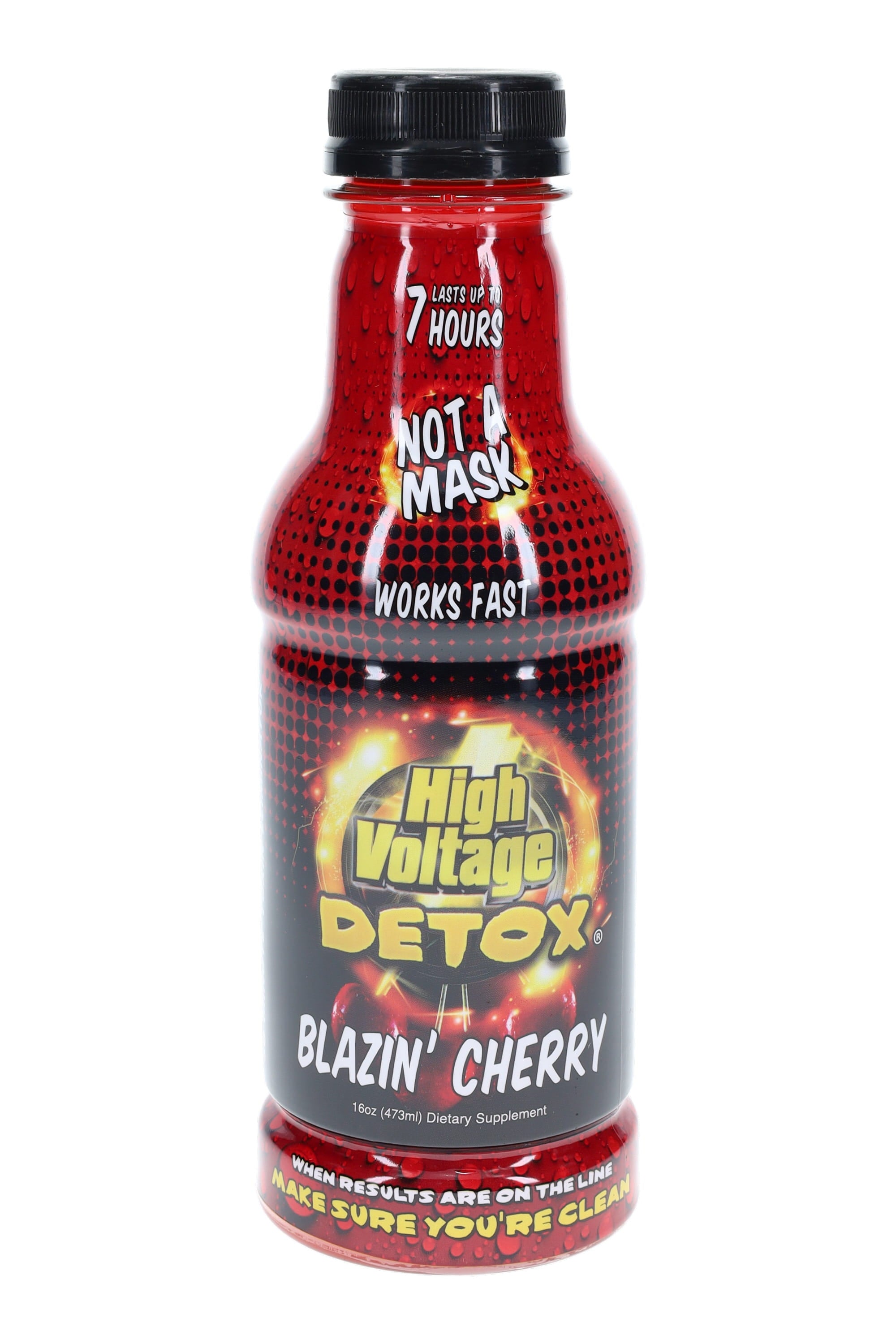 High Voltage Detox Drink – 16 oz – Choose Flavor – Primate Glass