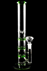 12" Medium GoG Straight Shooter Water Pipe with Triple Vortex Percs - WP2872