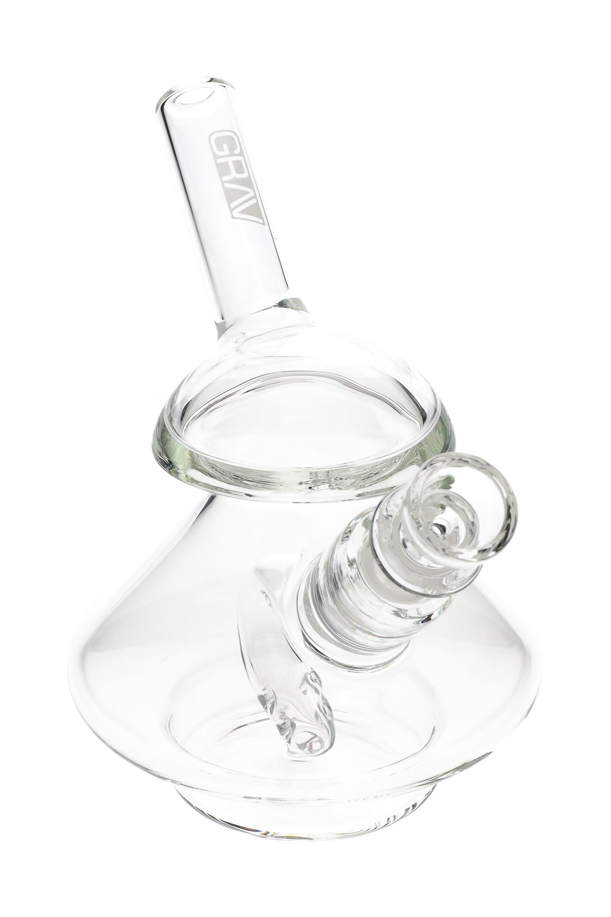 Grav Clear Wobble Bubbler - B1398