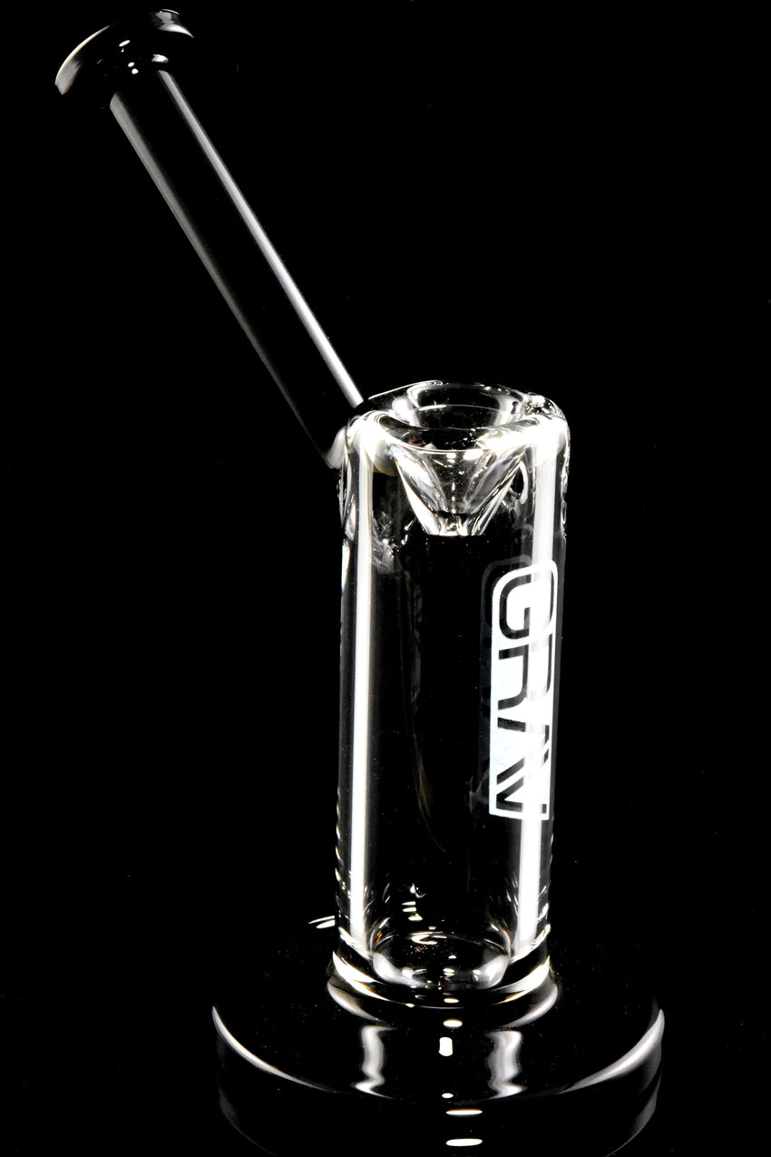 Grav Small Upright Bubbler with Black Accents - B1403