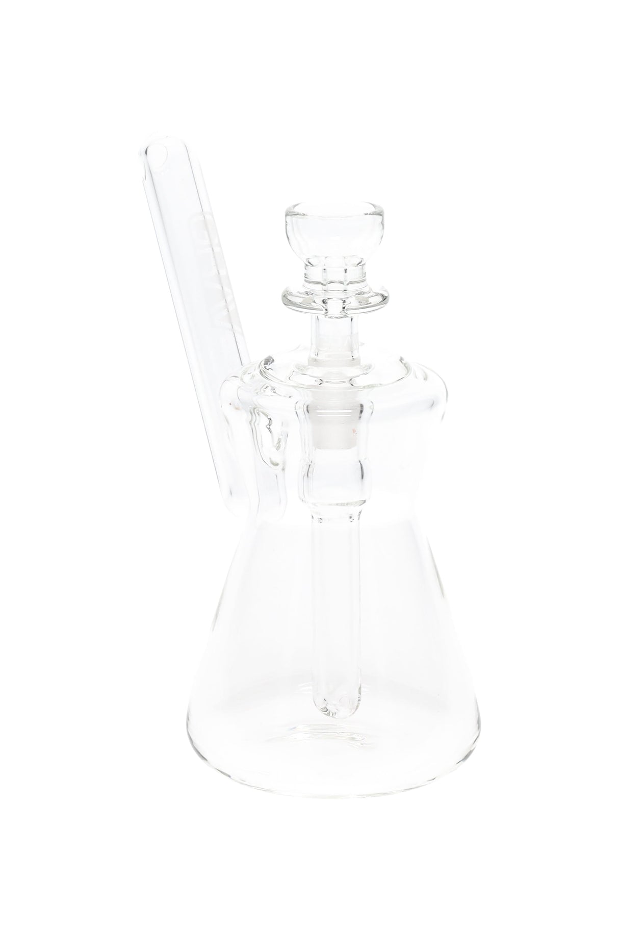 Grav Clear Glass Hourglass Pocket Bubbler - B1421