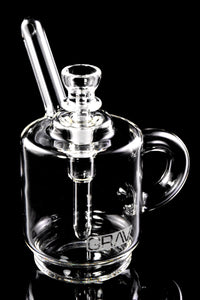 Grav Clear Glass Coffee Mug Pocket Bubbler - B1423