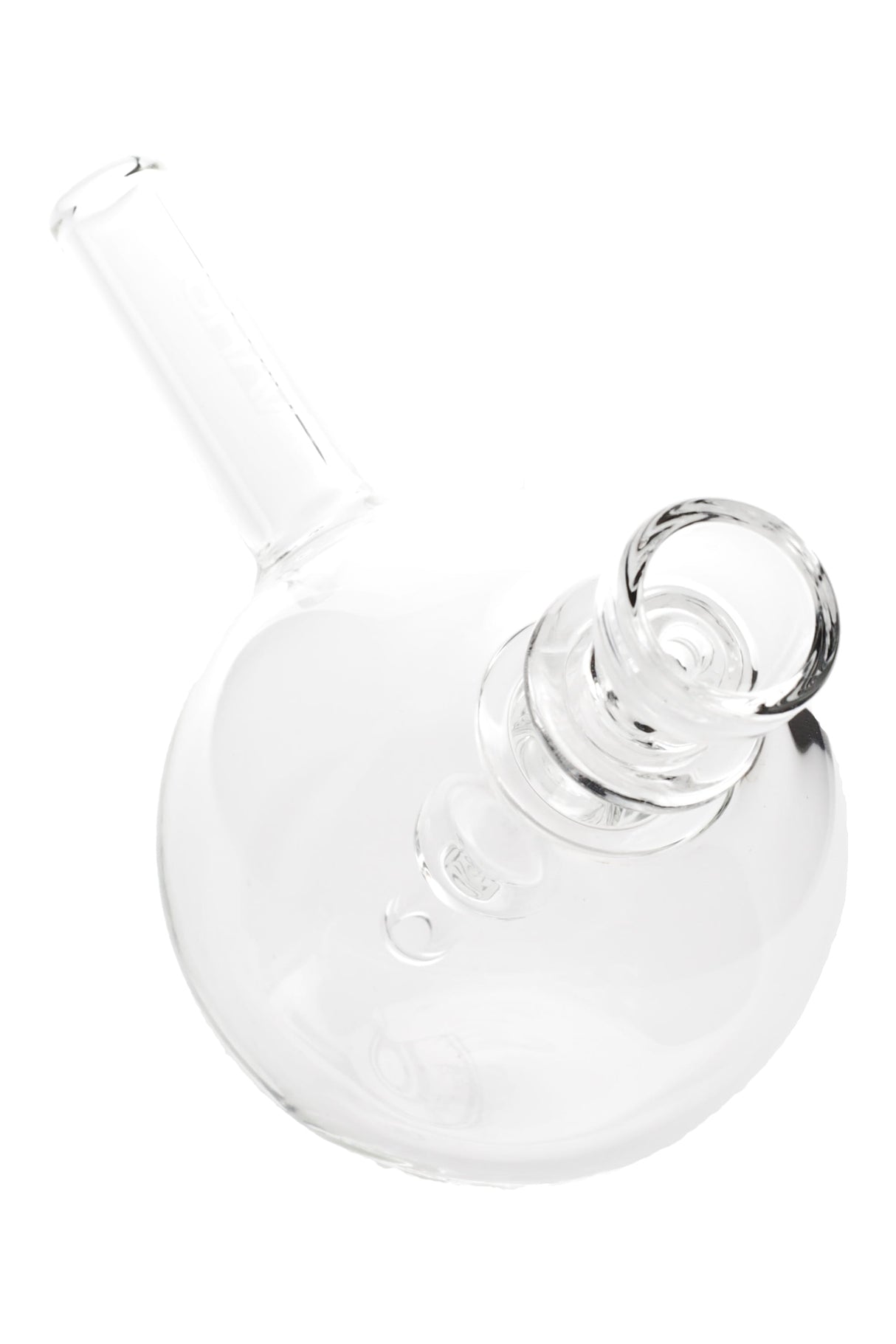 Grav Clear Glass Spherical Pocket Bubbler - B1425