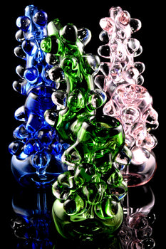 Colored Glass Marble Sherlock Bubbler - B1440