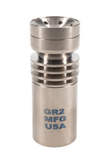 (US Made) GR2 18.8mm Female 7 Hole Titanium Spinner Nail - BS579