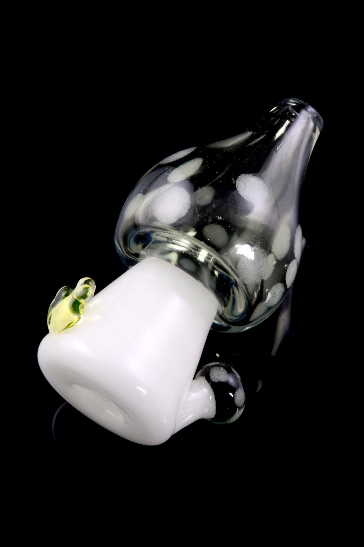 (US Made) Siriusly Shrooms UV Reactive Bubble Cap - BS594