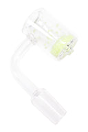 Quartz 14.5 mm Male 90° Thermochromic Banger – Domeless
