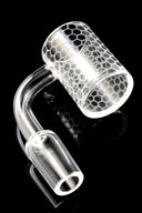 Quartz 14.5 mm Male Flat-Top Banger – Frosted Design