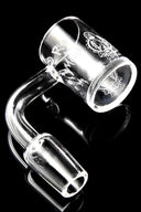 Quartz 14.5 mm Male Flat-Top Banger – Frosted Design