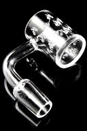 Quartz 14.5 mm Male Flat-Top Banger – Frosted Design