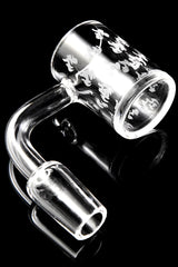 Quartz 14.5 mm Male Flat-Top Banger – Frosted Design