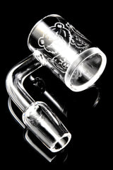 Quartz 14.5 mm Male Flat-Top Banger – Frosted Design